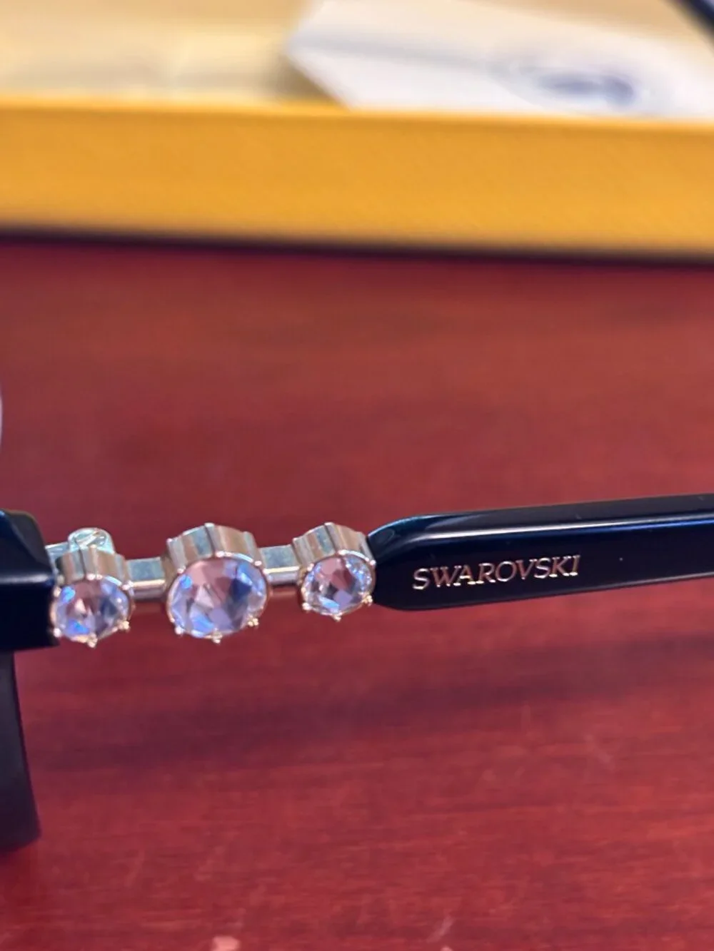 Swarovski SK2055F 1001 Black Eyeglasses Frames 52-17-140 Women's Display Model